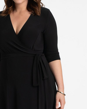 Essential Plus Size Wrap Dress