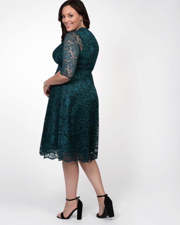 Green 2025 lace dress