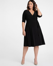 Essential Plus Size Wrap Dress