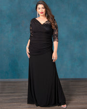 Soiree Evening Gown in Onyx