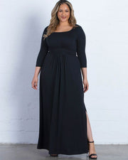 Maya Maxi Dress in Onyx