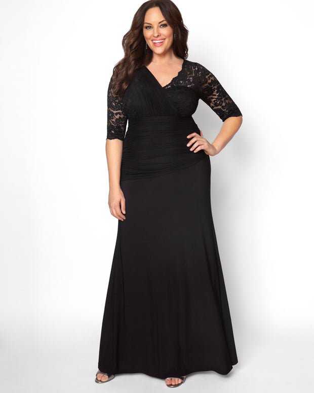 Soiree Evening Gown in Onyx